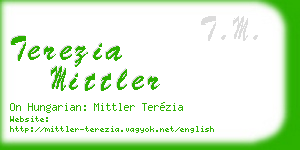 terezia mittler business card